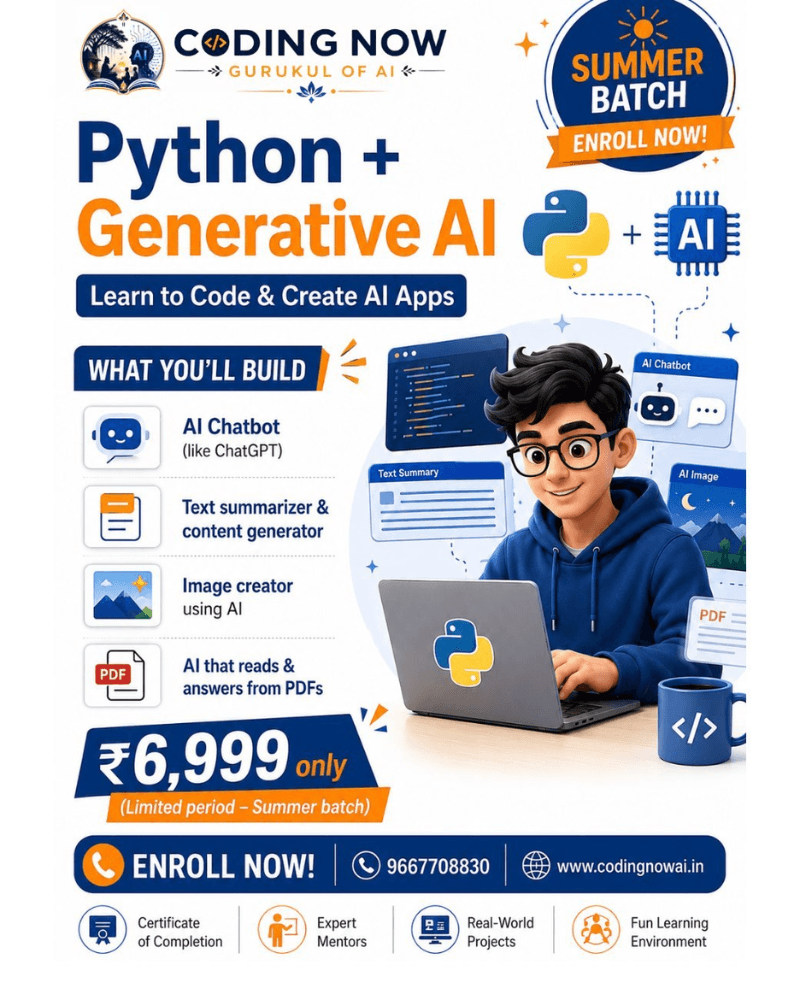 Coding Now - AI and Full Stack Development Courses
