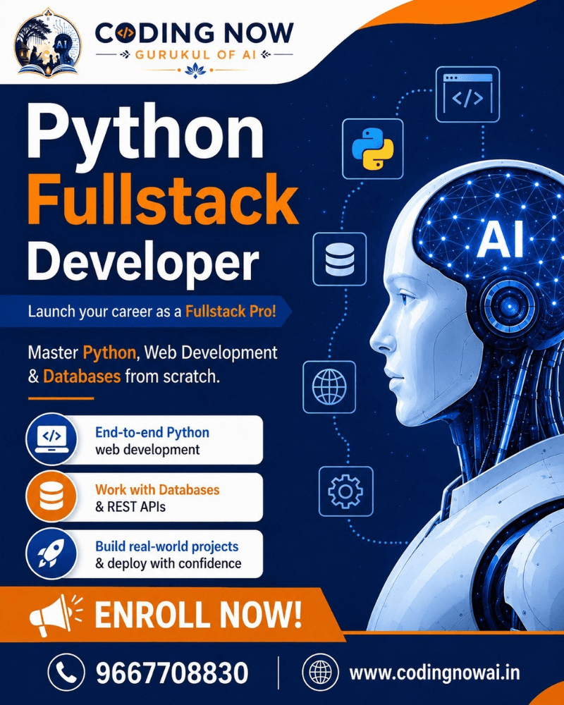 Coding Now - Gurukul of AI - Best Coding Institute
