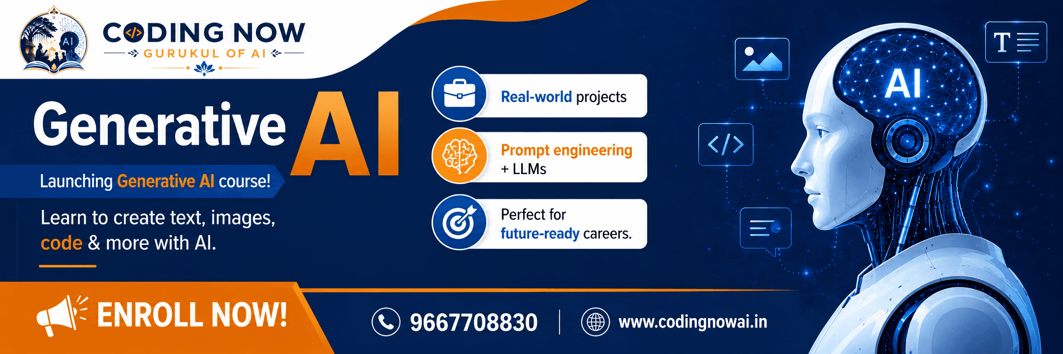Coding Now - Gurukul of AI - Best Coding Institute