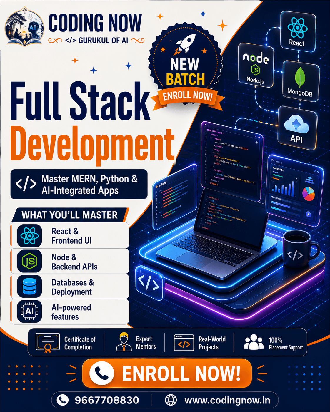 Coding Now - AI and Full Stack Development Courses