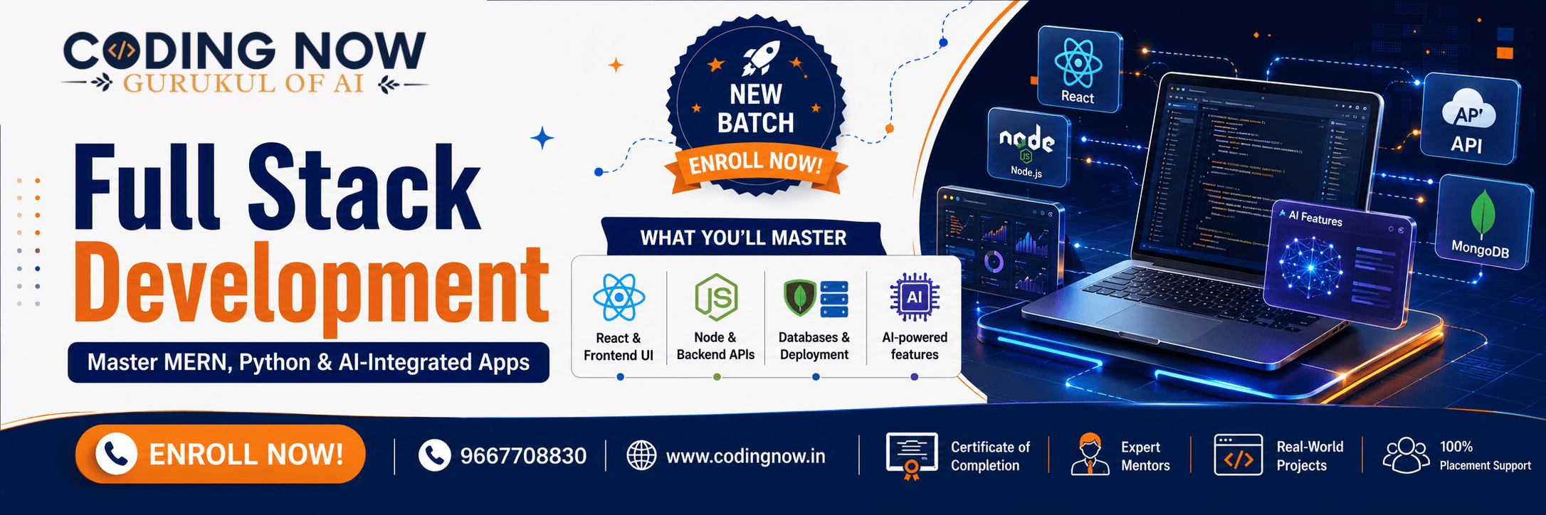 Coding Now - AI and Full Stack Development Courses