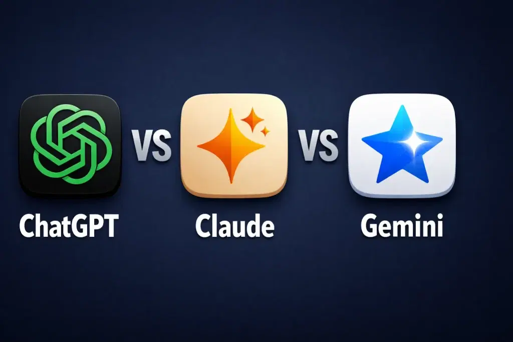 ChatGPT vs Gemini vs Claude: The Ultimate 2026 AI Assistant Showdown