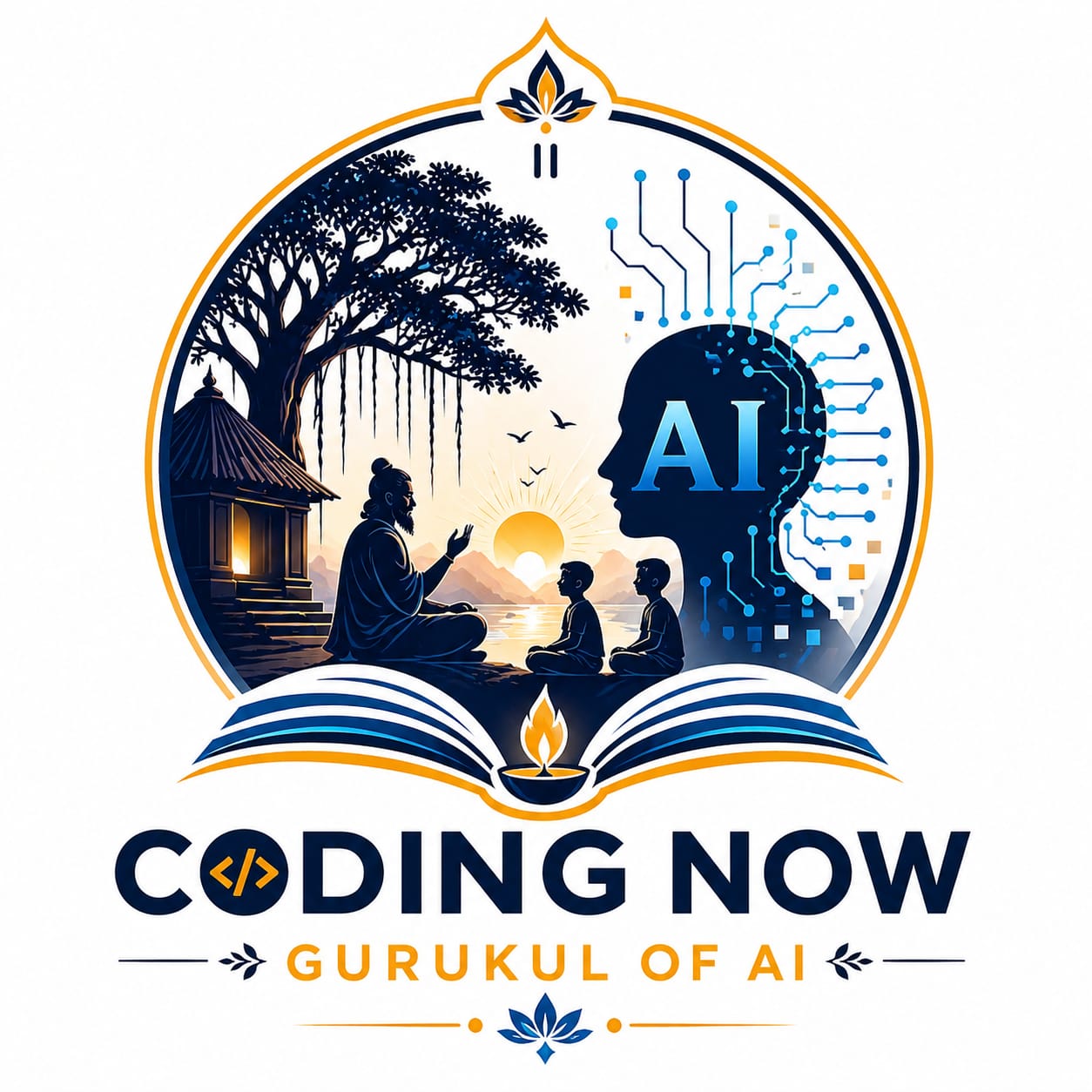 Coding Now Logo - Learn AI and Full Stack Development